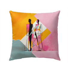 Glamour Graffiti Patio Pillow - Beyond T-shirts