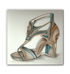 Designs from Beyond - Futuristic Shoe Canvas - Beyond T-shirts