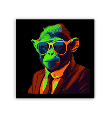Jungle Joy Monkey Canvas Print - Beyond T-shirts