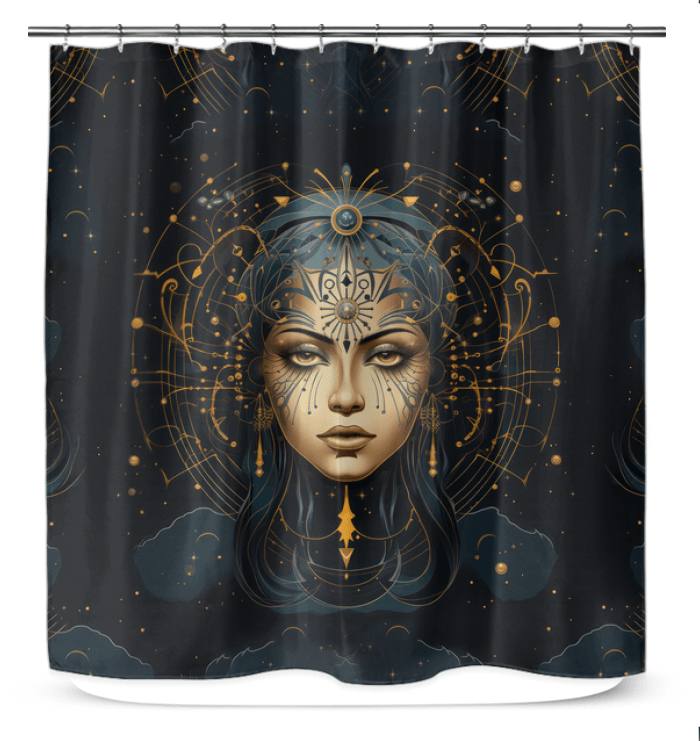 Ethereal Abstraction Shower Curtain - Beyond T-shirts