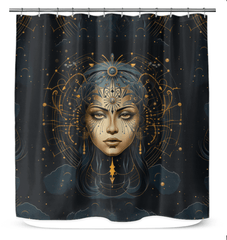 Ethereal Abstraction Shower Curtain - Beyond T-shirts