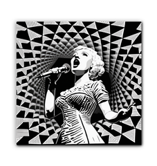 Electro Energy Wrapped Canvas