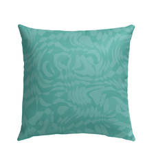 Close-up of Princess Palace Garden Outdoor Pillow elegant design.