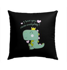 I Love You Everyday Outdoor Pillow