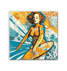 Close-up texture of Surfing 5 31 Canvas art