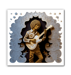 Melodious Muse Wrapped Canvas