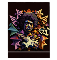 Electro Pop Sherpa Blanket