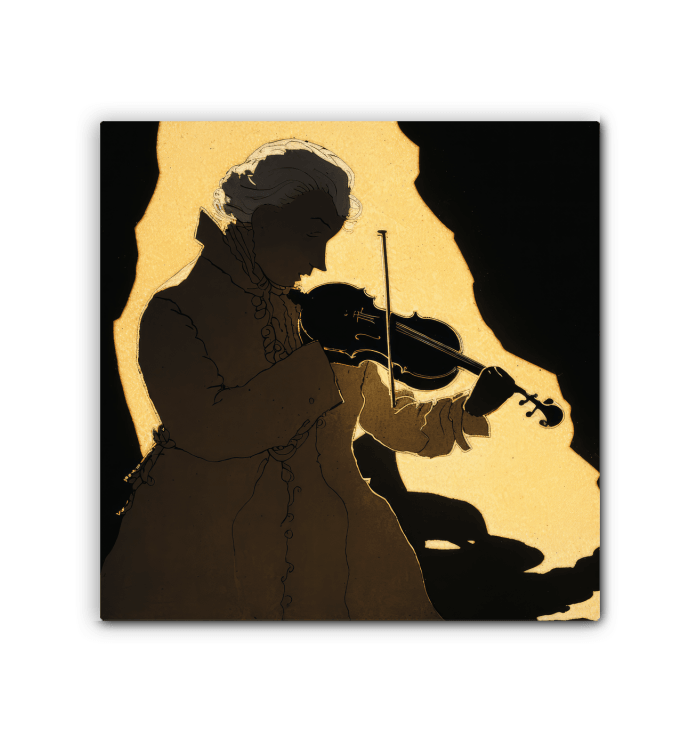 Mozart's Muse - Classical Music Canvas Art - Beyond T-shirts