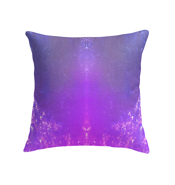 Dreamy Celestial Wonder Indoor Pillow in a stylish living room setting.