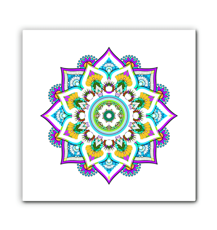 Mandala Blossom Ceramic Mural - Beyond T-shirts