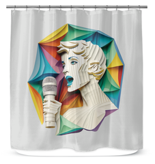 Power Pop Shower Curtain