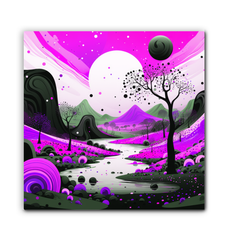 Mesmerizing Mesa Desert Landscape Canvas