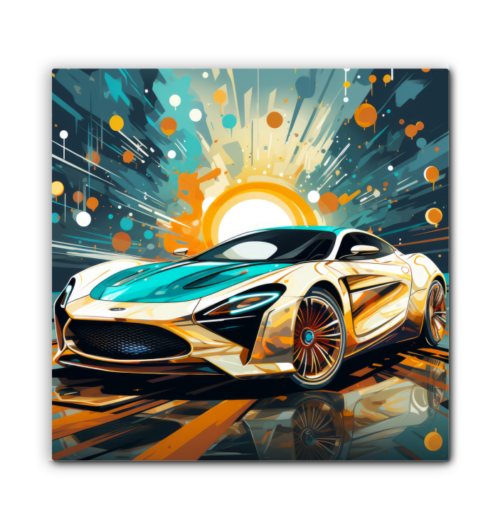 Drag Race Dynamism Wrapped Canvas