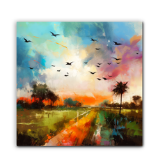 Desert Oasis Adventure Wrapped Canvas