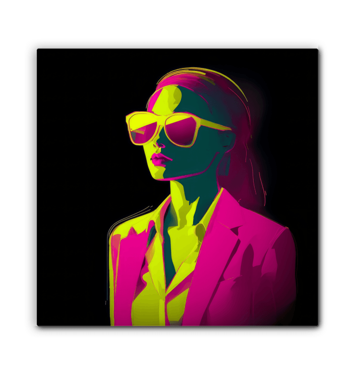 Glamour in Style Canvas Art - Beyond T-shirts