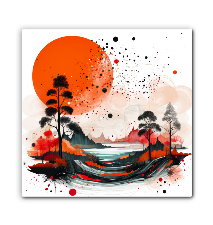 Enchanting Estuary River Landscape Canvas