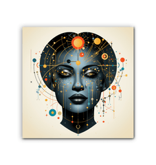 Abstract Portraits of Women's Essence: Canvas Art - Beyond T-shirts