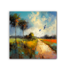 Rolling Hills Serenity Wrapped Canvas