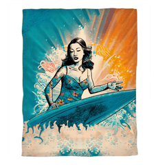 Surfing Spirit Duvet Cover Ensemble - Beyond T-shirts