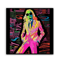 Graffiti Runway Canvas Art - Beyond T-shirts