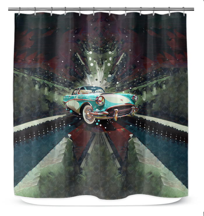 Country Cruise Shower Curtain