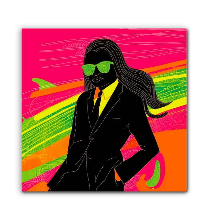 Artistic Elegance Fashion Canvas Print - Beyond T-shirts