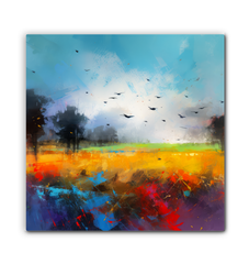 Sunrise at the Lake Wrapped Canvas