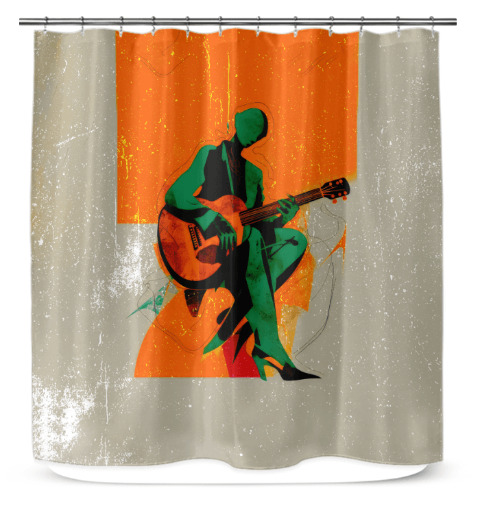 Melodic Couture Bathroom Curtain - Beyond T-shirts