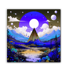 Majestic Monoliths Rocky Landscape Canvas