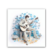 Elegant Feather Artwork on Wrapped Canvas