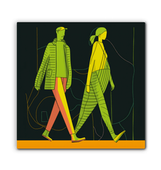 Elegance in Graffiti Art Canvas - Beyond T-shirts