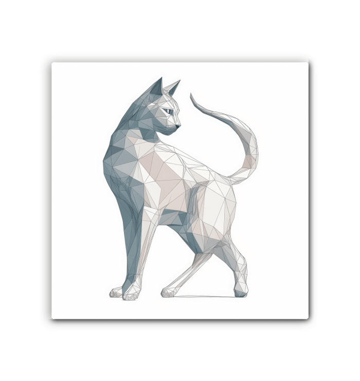 Graceful Purrfect Gaze Canvas - Beyond T-shirts