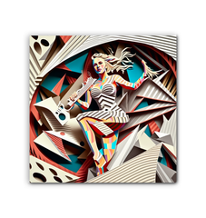 Harmonica Harmony Wrapped Canvas