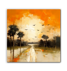 Autumn's Embrace Wrapped Canvas