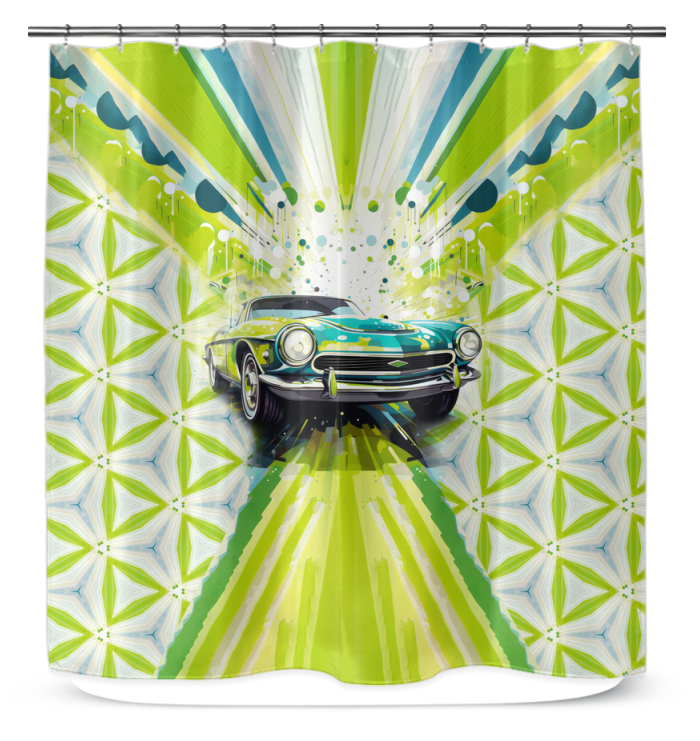 Parking Plaza Shower Curtain