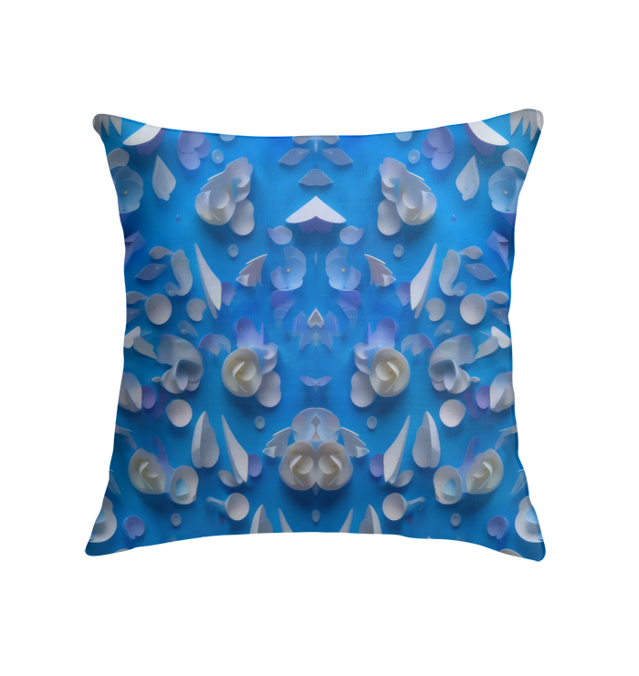 Decorative Gossamer Butterfly Pillow enhancing modern home interior aesthetics.