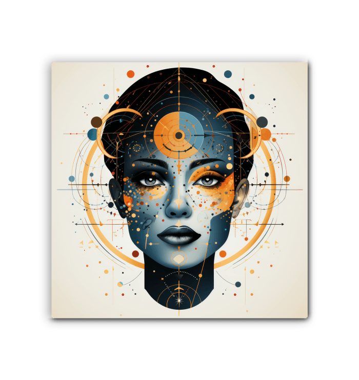 Abstract Portraits of Women: Canvas Art - Beyond T-shirts