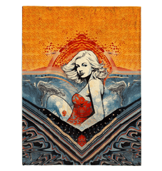 Seaside Tranquility Plush Blanket - Beyond T-shirts