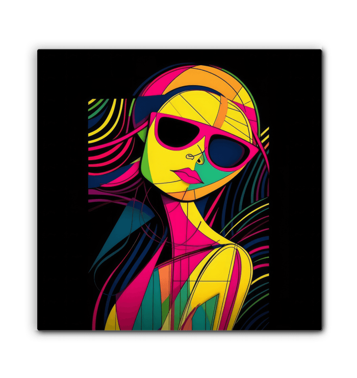 Chic Elegance Runway Canvas Print - Beyond T-shirts