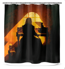 Relax with Rhythms: Music-Themed Shower Curtain - Beyond T-shirts