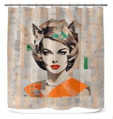 Melody Oasis Shower Curtain - Beyond T-shirts