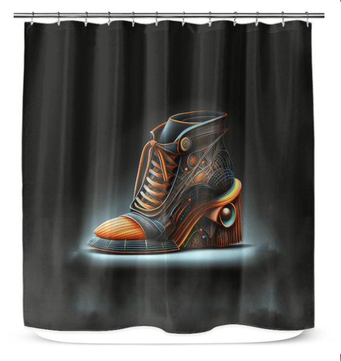 AeroStride Futuristic Shoe Curtain - Beyond T-shirts