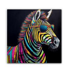 Graceful Zebra Stripes Canvas - Beyond T-shirts