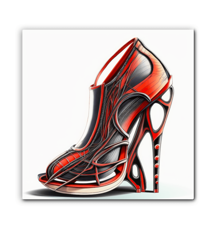 Canvas Couture: Futuristic Shoe Extravaganza - Beyond T-shirts