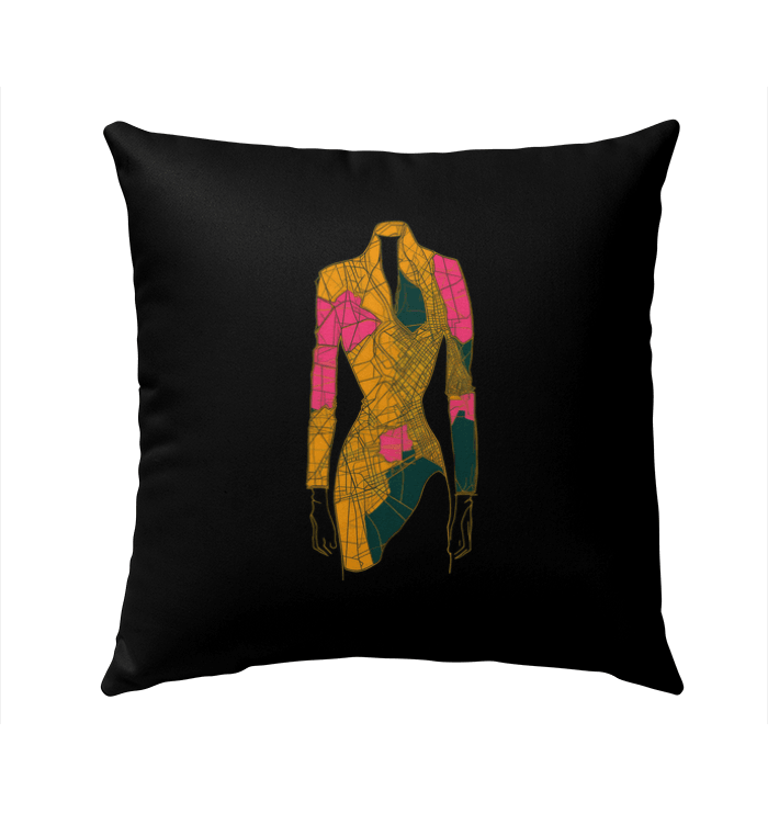 Abstract Runway Outdoor Pillow - Beyond T-shirts