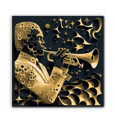 Pitched Peaks Wrapped Canvas