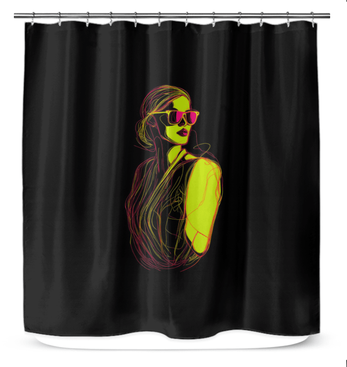 Fashionista's Paradise Shower Curtain - Beyond T-shirts
