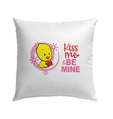 Kiss Me & Be Mine Outdoor Pillow