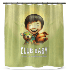 Elegant CB6 32 shower curtain showcasing its unique design and quality.
