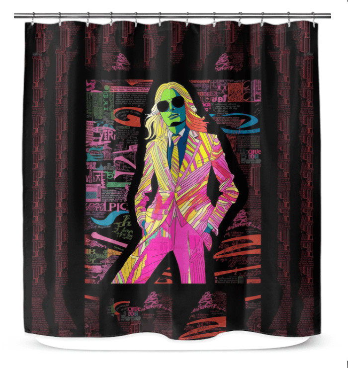 Graffiti Chic Bathroom Screen - Beyond T-shirts